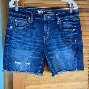 Mossimo Boyfriend Distressed Cut-Off Shorts Sz: 10